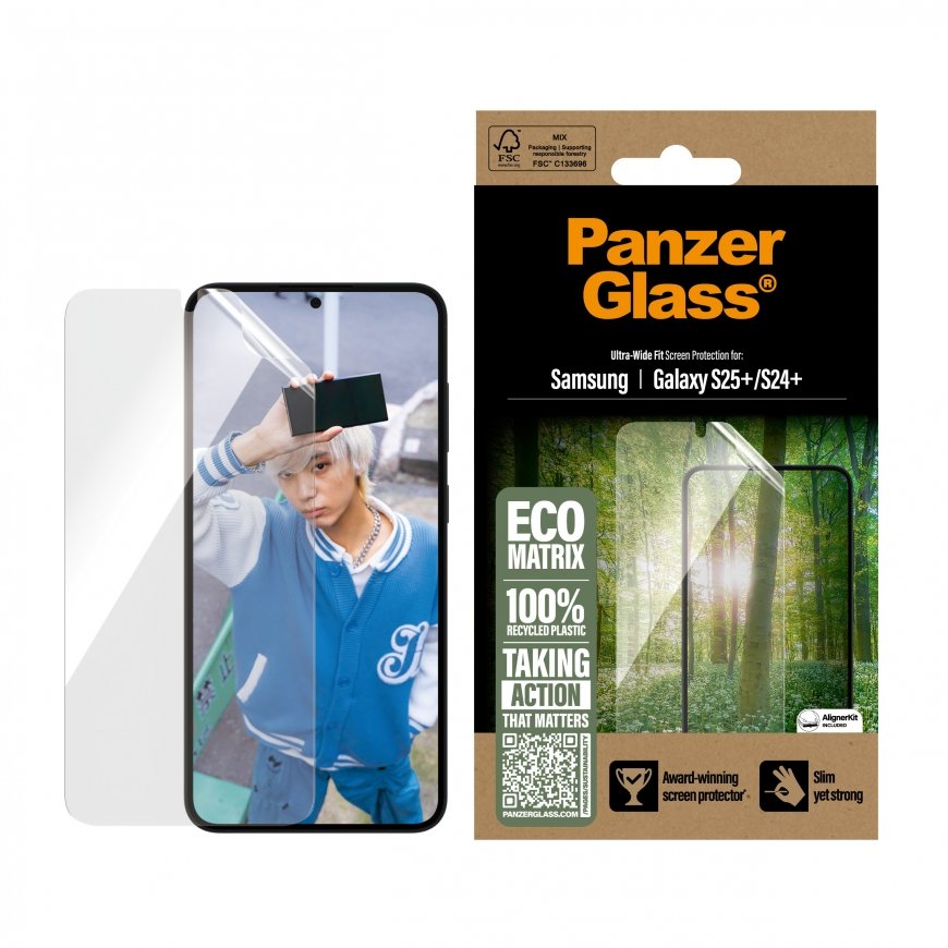 PanzerGlass Ultra Wide Fit ECO MATRIX Kirkas näytönsuoja Samsung 1 kpl – 2