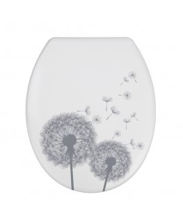 WENKO Astera Soft toilet seat Duroplast Grey, White
