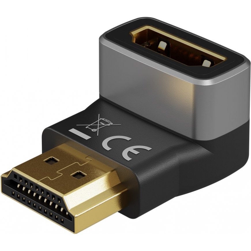 Goobay 72011 video cable adapter HDMI Type A (Standard) Black, Silver