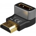 Goobay 72011 videokaabliadapter HDMI tüüp A (Standard) Must, Hõbe Goobay 72011 videokaabliadapter HDMI tüüp A (Standard) Must, Hõbe