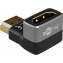 Goobay 72011 videokaabliadapter HDMI tüüp A (Standard) Must, Hõbe Goobay 72011 videokaabliadapter HDMI tüüp A (Standard) Must, Hõbe
