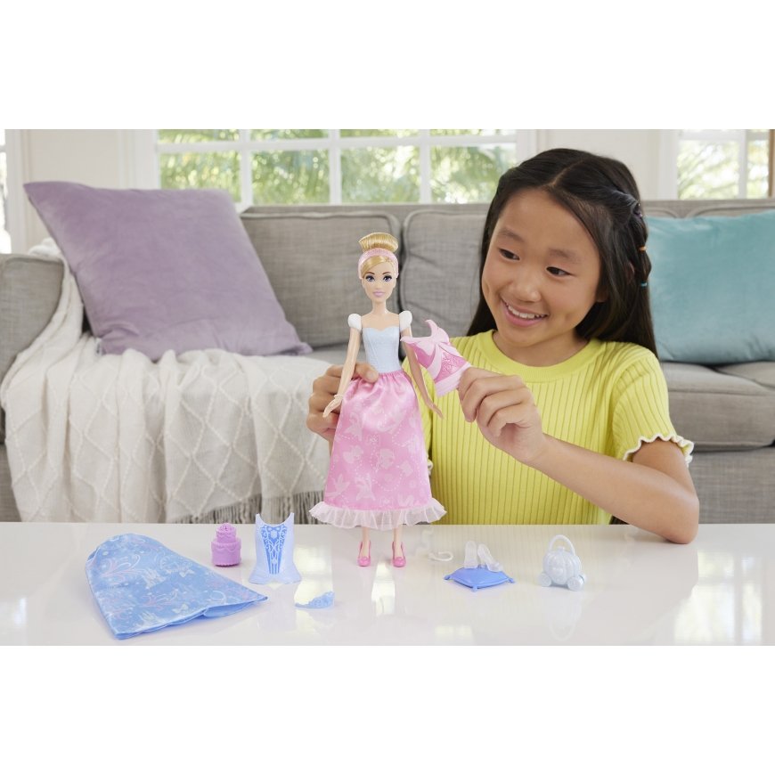 Disney Princess Cinderella 2-in-1 Stories Fashion Doll – 4