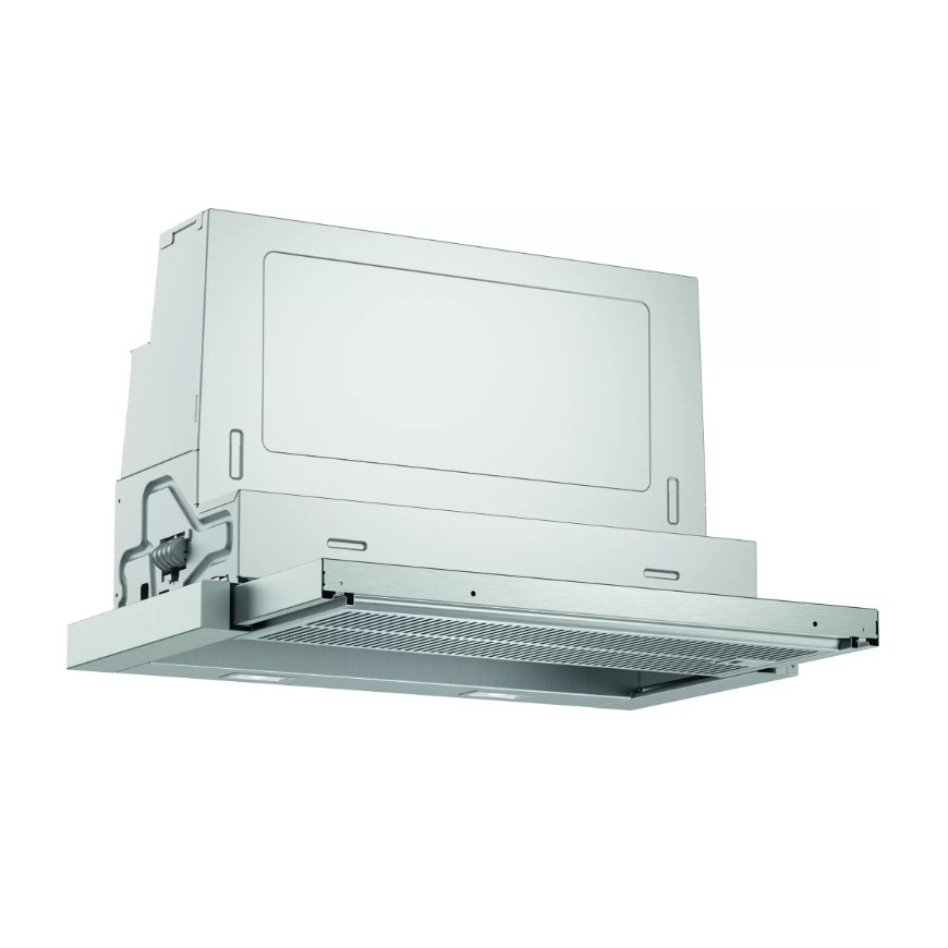Bosch Serie 4 DFR067A52 liesituuletin Puoliksi sisäänrakennettu (ulosvedettävä) Hopea 399 m³/h