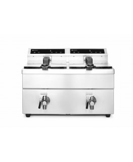 Hendi 215029 taukvāres katls Dubults 16 L Atsevišķs 7000 W Dziļš taukvāris Sudrabs