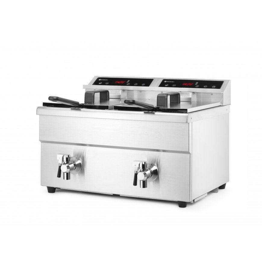 Hendi 215029 fritüür Kahekohaline 16 l Eraldiseisev 7000 W Hõbe – 4