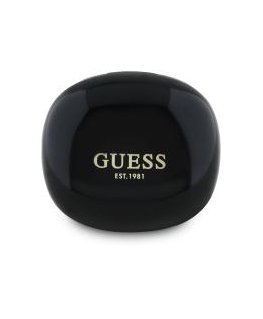 Guess Glossy Classic Logo TWS Wireless Earphones White