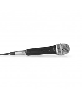 Nedis MPWD50CBK mikrofons Melns, Pelēks Instrumenta mikrofons