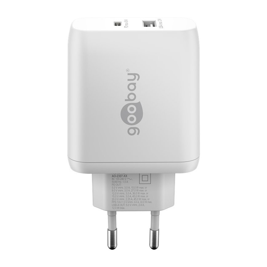 Goobay 65412 mobile device charger Headphones, Laptop, Smartphone, Tablet White AC Indoor – 2