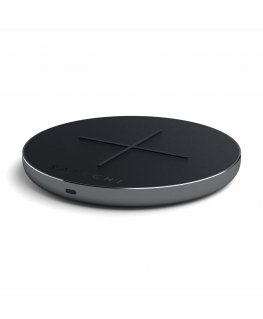 Satechi ST-IWCBM mobile device charger Smartphone Black, Grey USB Wireless charging Fast charging Indoor