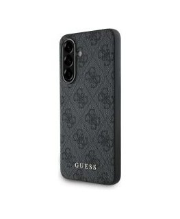 Case Guess 4G Metal Gold Logo for Samsung Galaxy A36 black