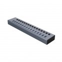 Orico BT2U3-16AB Hub 16x USB-A 3.0 with switches - gray Orico BT2U3-16AB Hub 16x USB-A 3.0 with switches - gray