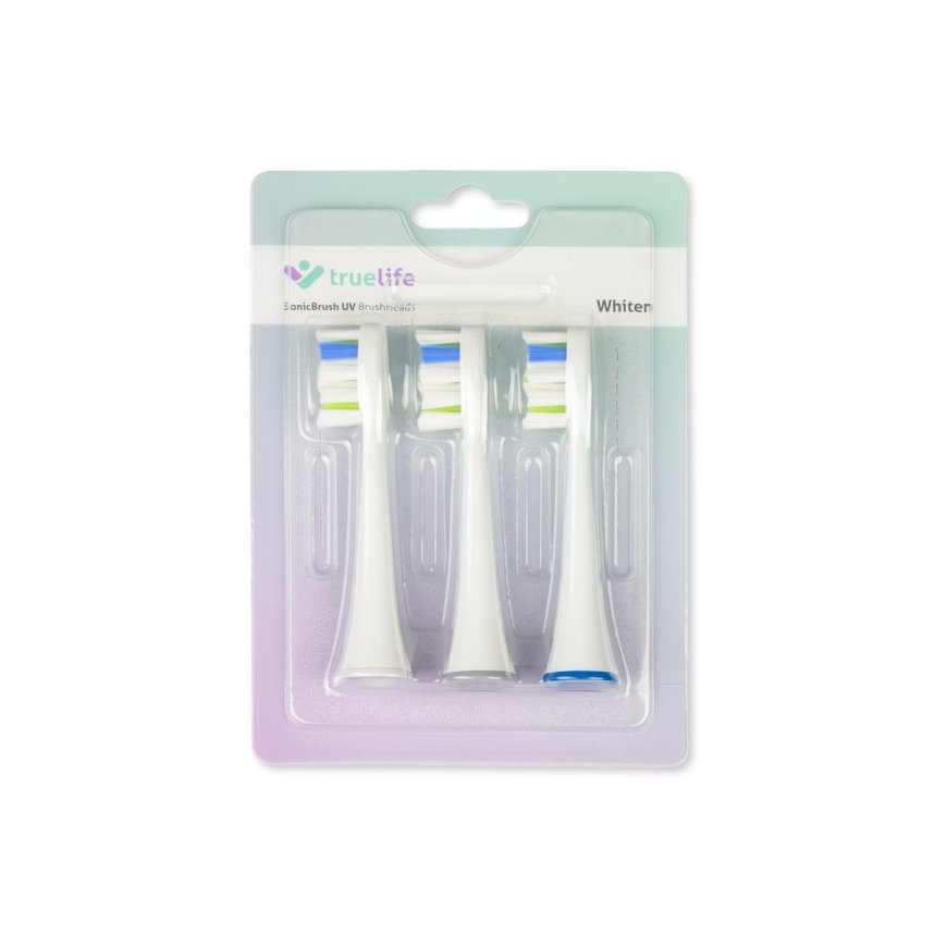 TrueLife SonicBrush UV - Whiten Triple Pack 3 pcs Balts