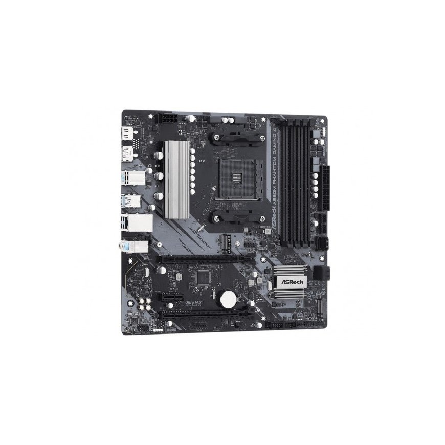 Asrock A520M Phantom Gaming 4 AMD A520 AM4 lizdas „micro ATX“ – 3