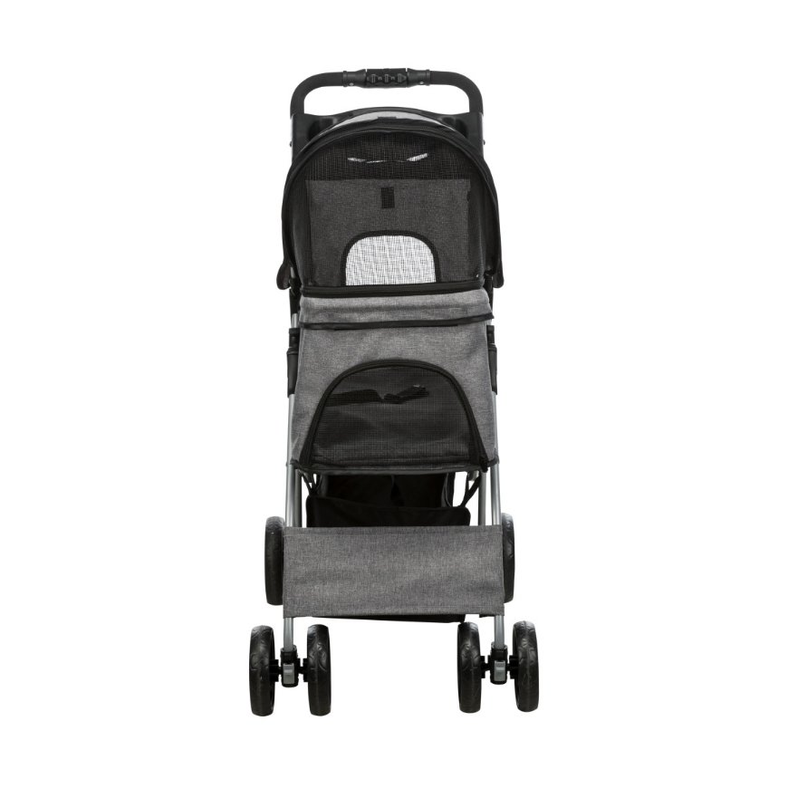 TRIXIE 28959 vežimėlis naminiams gyvūnėliams 15 kg Šuo Pilka Metalas Poliesteris Sudedamas – 2