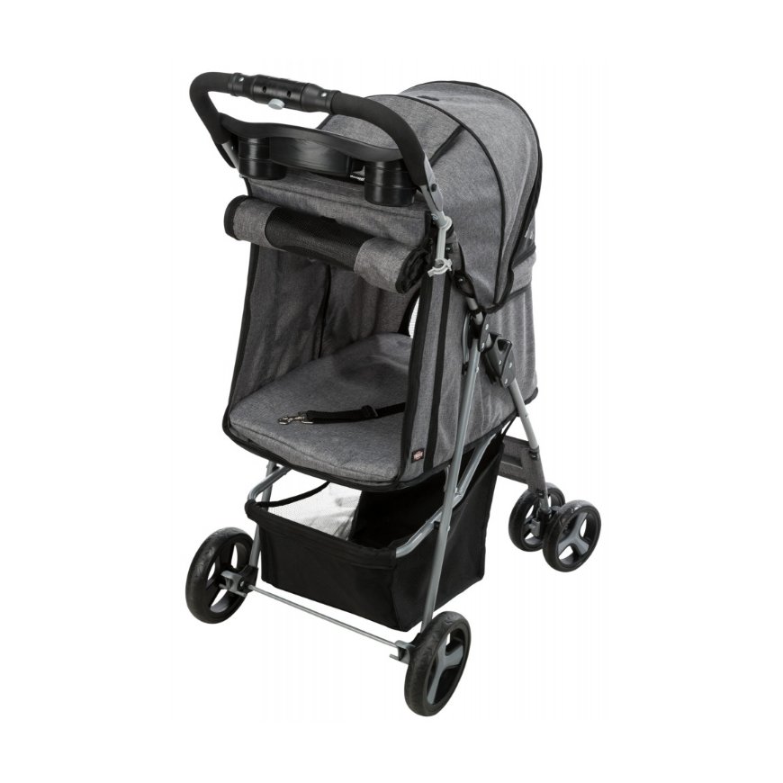 TRIXIE 28959 коляска для домашних животных 15 kg Собака Серый Металл Полиэстер Складной – 4