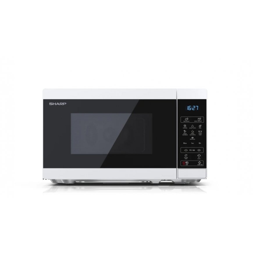 Sharp YC-MS02E-W mikroviļņu krāsns Melns, Balts