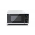 Sharp YC-MS02E-W microwave Black, White Solo microwave Countertop 20 L 800 W
