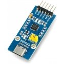 CP2102 USB-UART TTL converter - USB Type-C socket - Waveshare 20644 CP2102 USB-UART TTL converter - USB Type-C socket - Waveshare 20644
