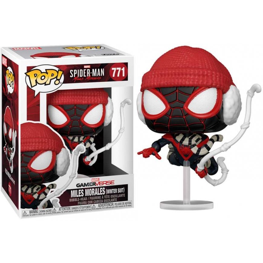 Funko POP -hahmo Marvel Spiderman Miles Morales -talvipuku