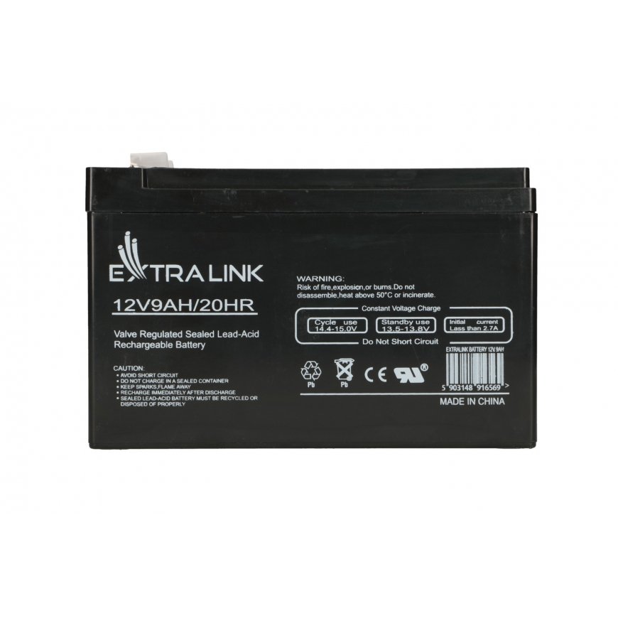 Extralink AKUMULATOR BATTERY ACCUMULATOR AGM 12V 9AH Suletud pliiaku (VRLA) – 2