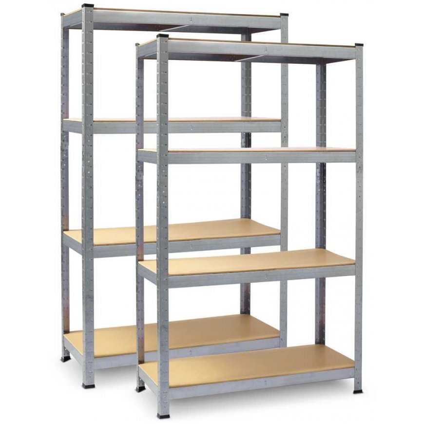 Metal warehouse shelf, set of 2, 174 x 80 x 40 cm Thin PL-701 – 2