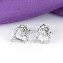 Brilio Silver Delicate kullatut sydänkorvakorut zirkoneilla EA100Y Brilio Silver Delicate kullatut sydänkorvakorut zirkoneilla EA100Y
