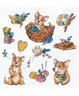 Beldizart ompelusarja. Corgi SANS-65