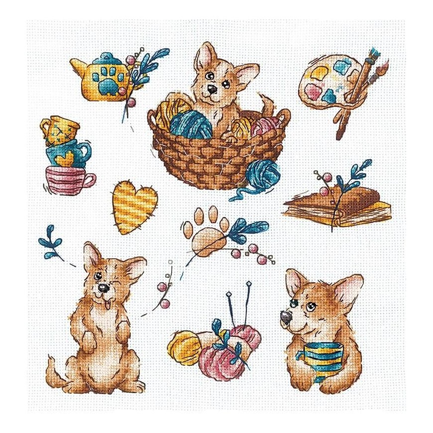 Beldizart Siuvin ėjimo rinkinys. Corgi SANS-65