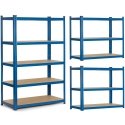 Metal storage shelf 150 x 75 x 30 Humberg 4842