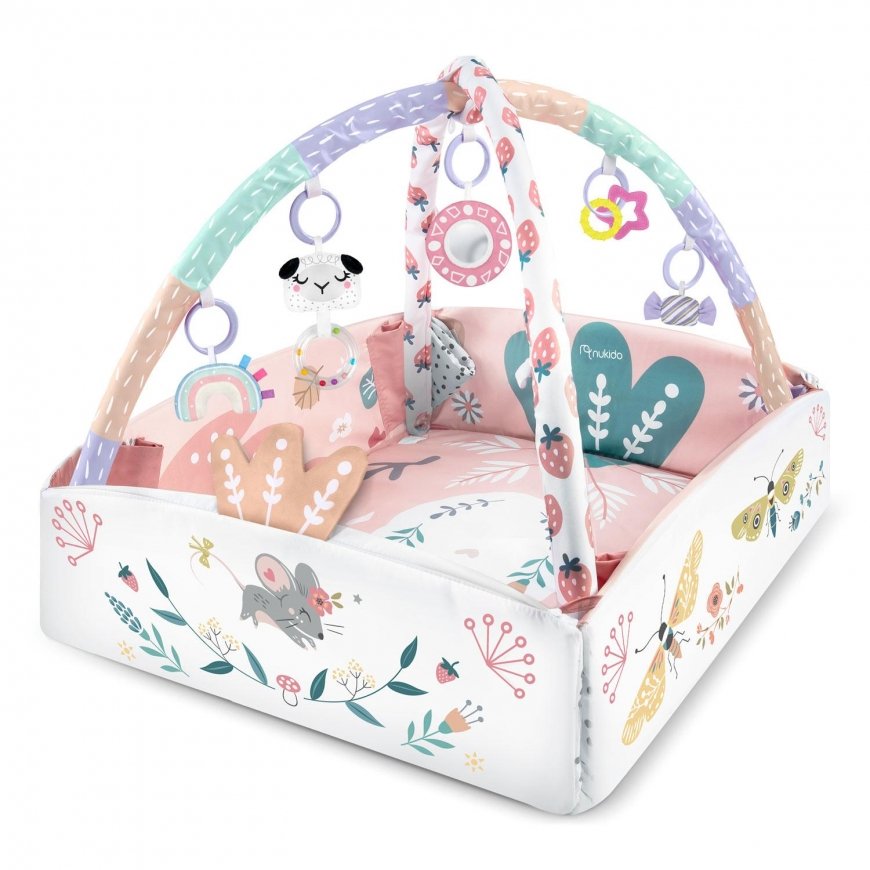 Baby playmat, 110 x 100 cm Nukido Bird – 3