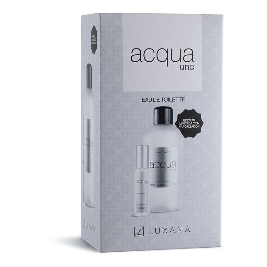 Unisex perfume set Luxana Acqua Uno 2 pieces