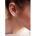 Troli Three Star Steel Earrings Troli Three Star Steel Earrings