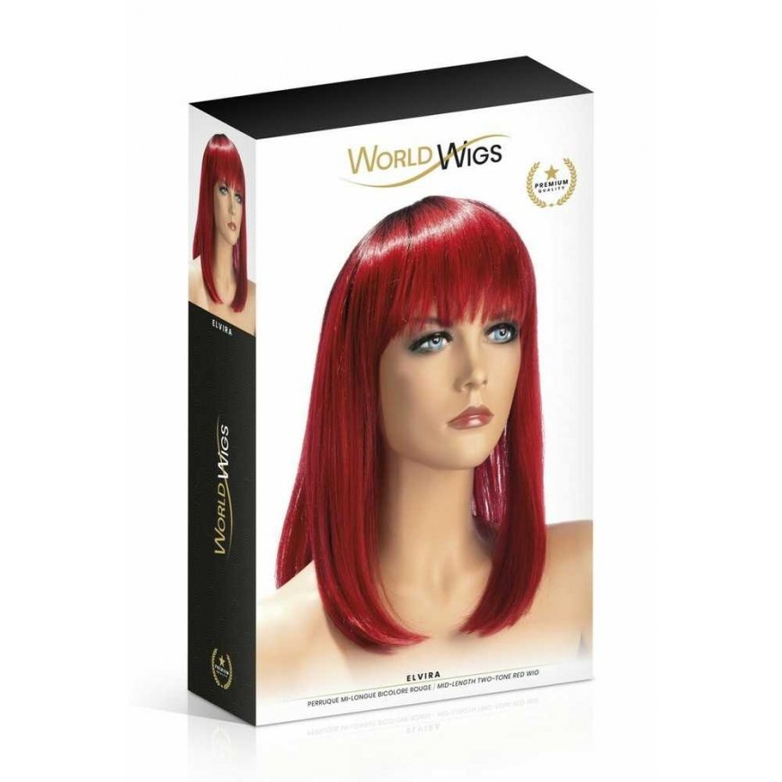 Erotinis Aksesuaras World Wigs Elvira Raudona Perukas – 2