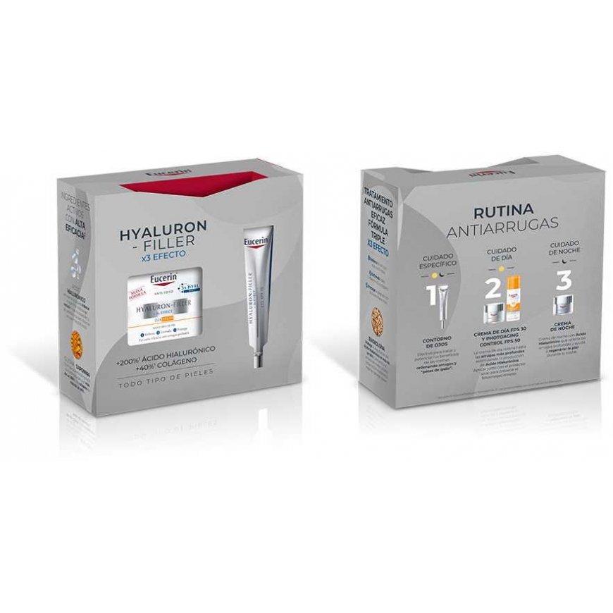 Eucerin HYALURON FILLER DAY SPF30 CASE 2 kpl