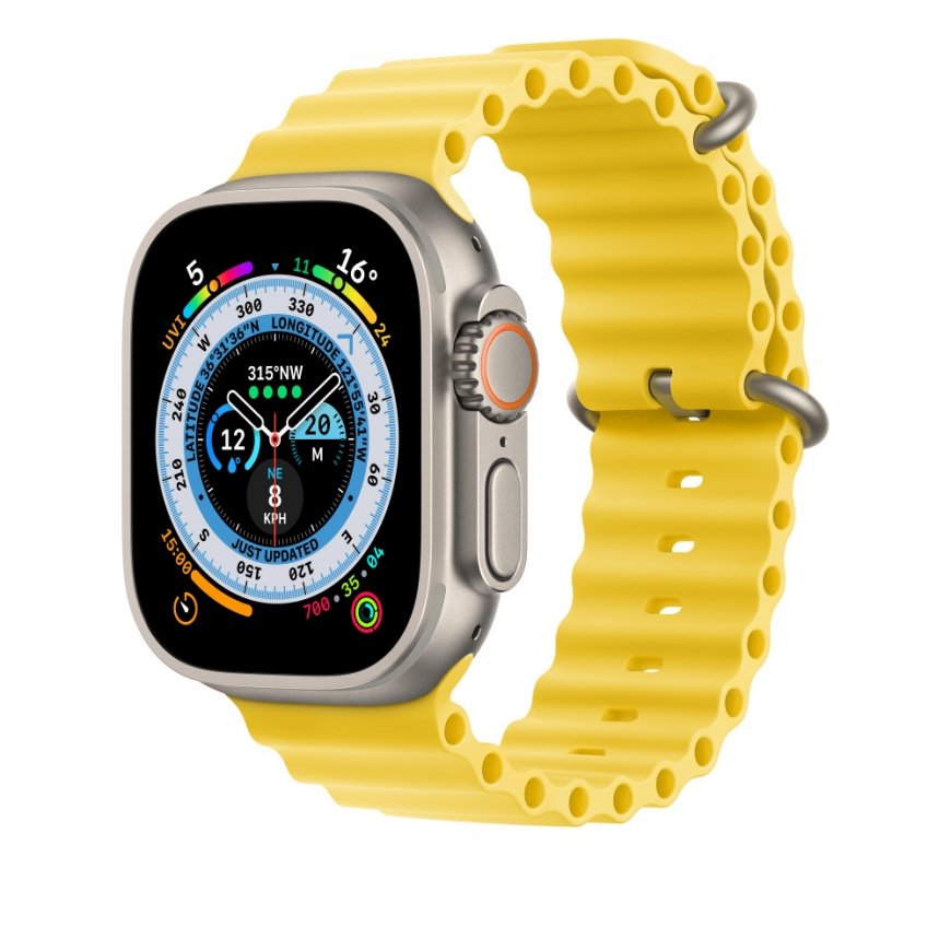 Apple MQED3ZM/A Smart Wearable Accessories Band Yellow Fluoroelastomer – 2