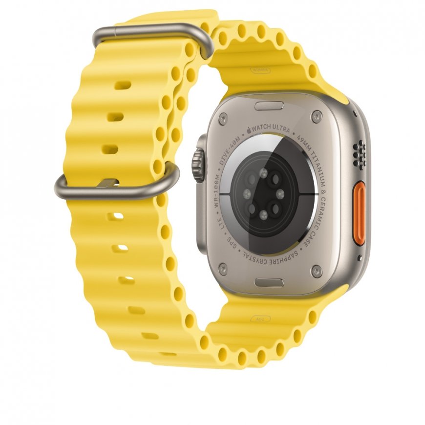 Apple MQED3ZM/A Išmanusis dėvimas priedas Grupė Geltona Floroelastomeras – 4
