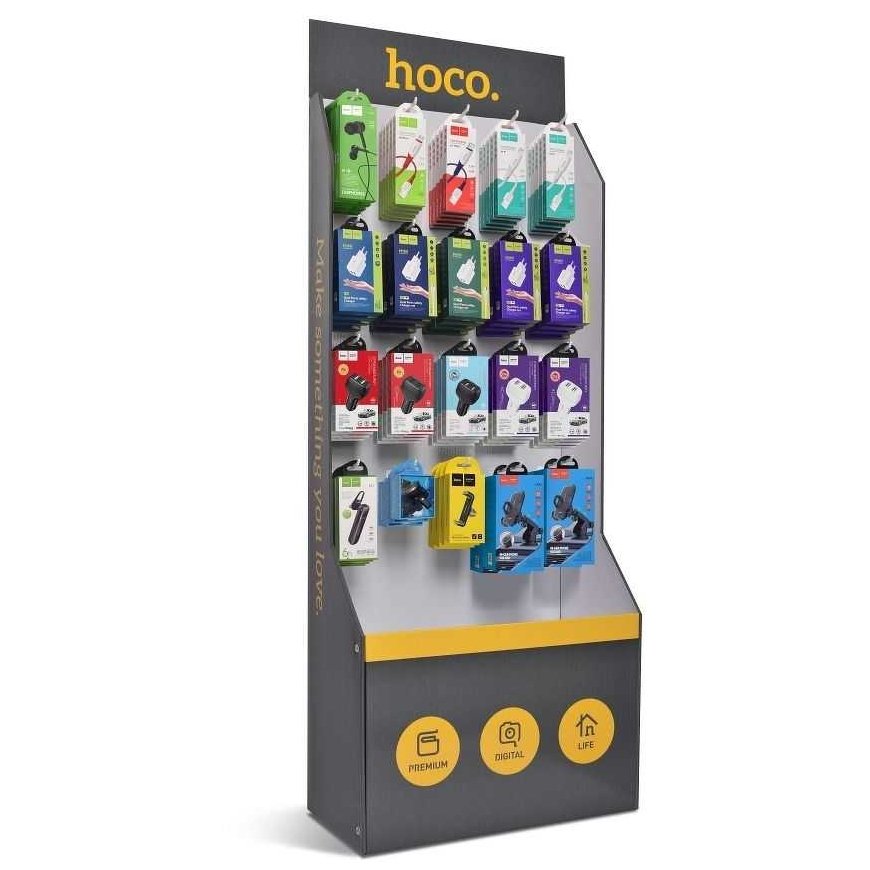 Partner Tele.com Cardboard stand HOCO accessories + display card (20x) – 2