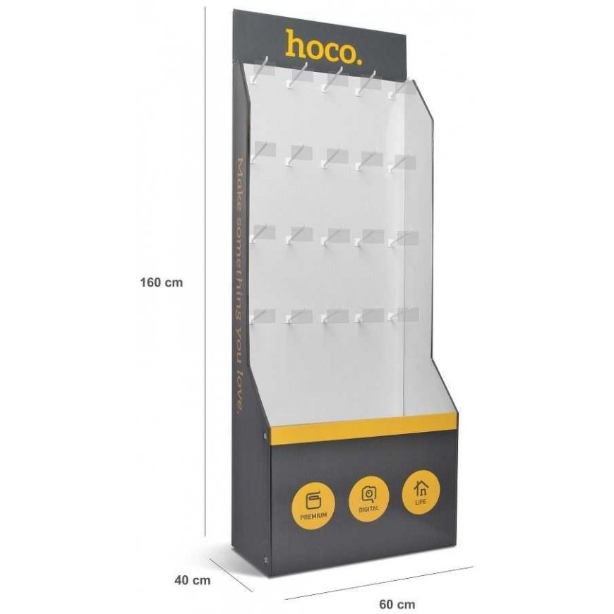 Partner Tele.com Cardboard stand HOCO accessories + display card (20x) – 3