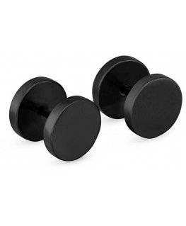 Troli Minimalist juodas earrings KS-148