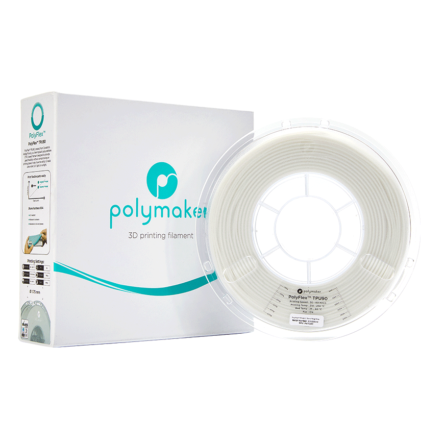 Polymaker PolyFlex TPU-90A - 0.75kg - 1.75mm - Baltas – 2