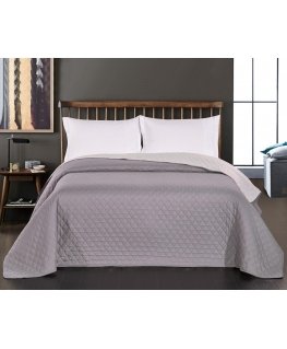 DecoKing Bedspread STEEL+SIL 220X240