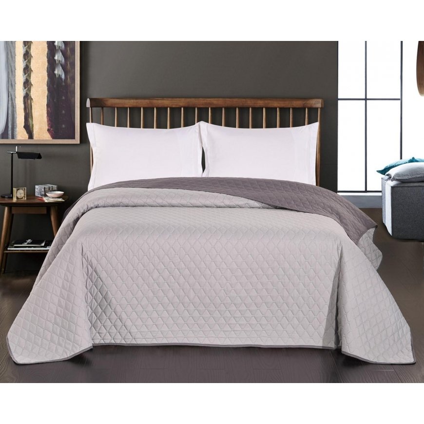DecoKing Bedspread STEEL+SIL 220X240 – 3