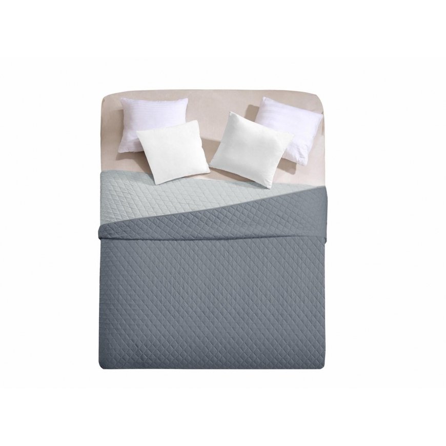 DecoKing Bedspread STEEL+SIL 220X240 – 5