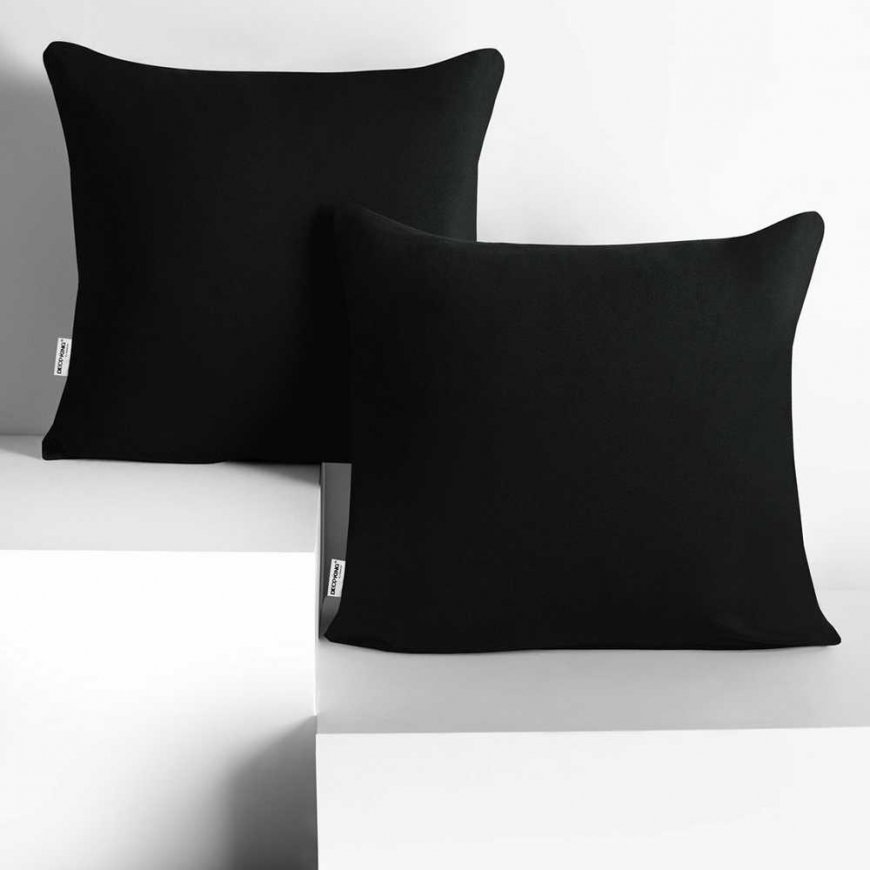 DecoKing Pillowcase Black 80x80*2 – 4
