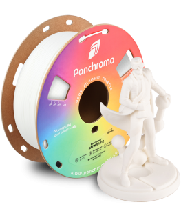 Polymaker Panchroma™ PLA Satin 1.75 mm 1kg - Satin Baltas