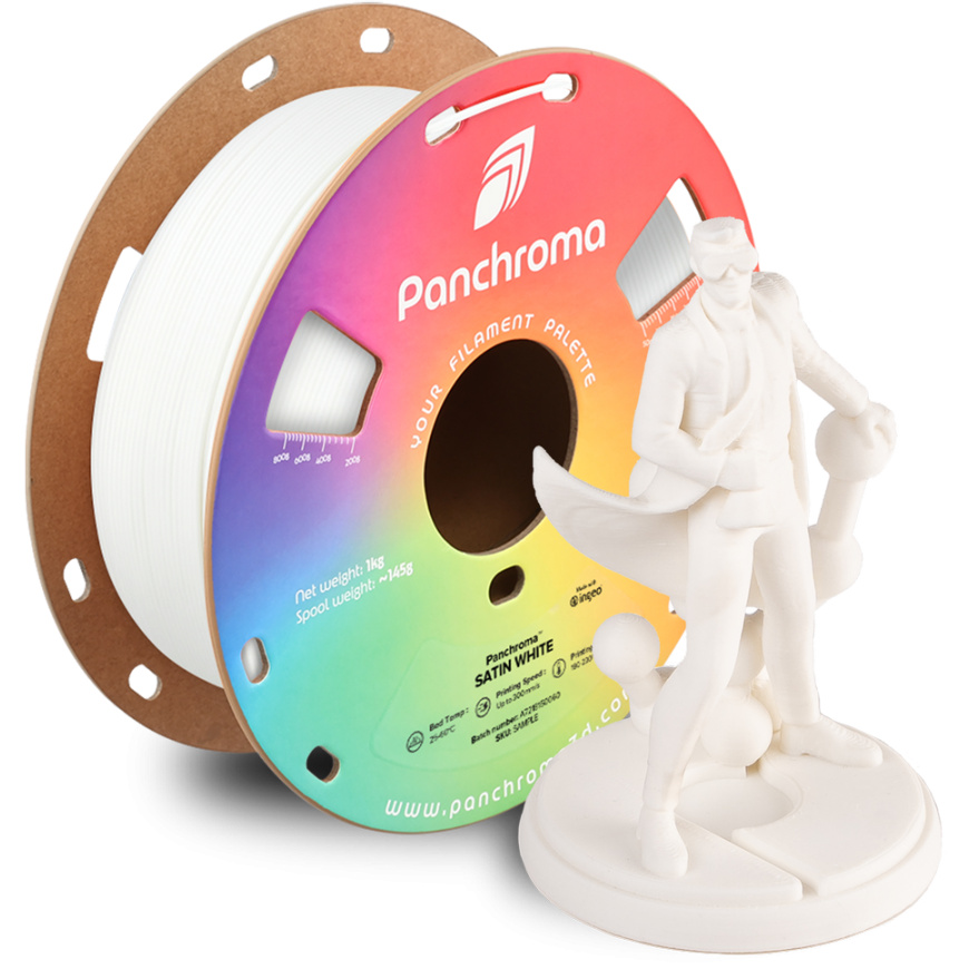 Polymaker Panchroma™ PLA Satiini 1,75 mm 1kg - Satin White