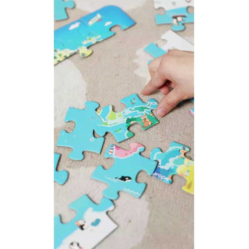 Classic World Puzzle Classic World Puzzle World Map – 5
