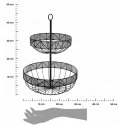 Secret De Gourmet -hedelmälautanen FRIZE Metal 2 Levels Black Secret De Gourmet -hedelmälautanen FRIZE Metal 2 Levels Black