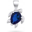 Brilio Silver Brilio Silver Playful silver jewelry set with zircons Turtle SET233WB (earrings, pendant)