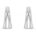 Brilio Silver Fashionable silver hoop earrings EA1153W Brilio Silver Fashionable silver hoop earrings EA1153W
